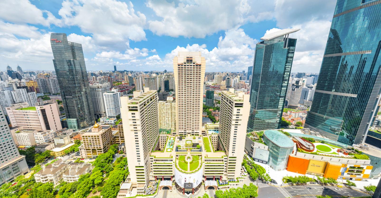 上海商城写字楼大堂入口